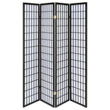 Roberto - 4-Panel Room Divider Folding Shoji Screen by CoasterEveryday | Bel Furniture