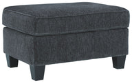 Abinger - Accent Ottoman Dark Gray by Signature Design by Ashley® | Bel Furniture