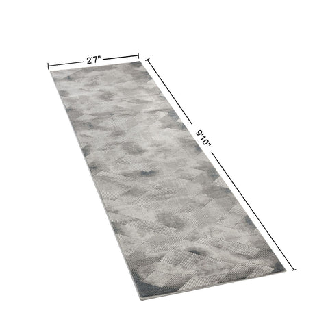 Geometrix - Contemporary Rug With 3D Effect - view 3