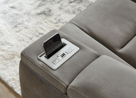 Next-gen Durapella - Pwr Recliner/Adj Headrest by Signature Design by Ashley® | Bel Furniture