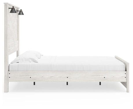 Gerridan - Panel Bed With Sconces by Signature Design by Ashley® | Bel Furniture