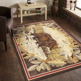 Nature's Nest - GC_CBL3008 Lodge Area Rug by Icona Home Decor | Bel Furniture