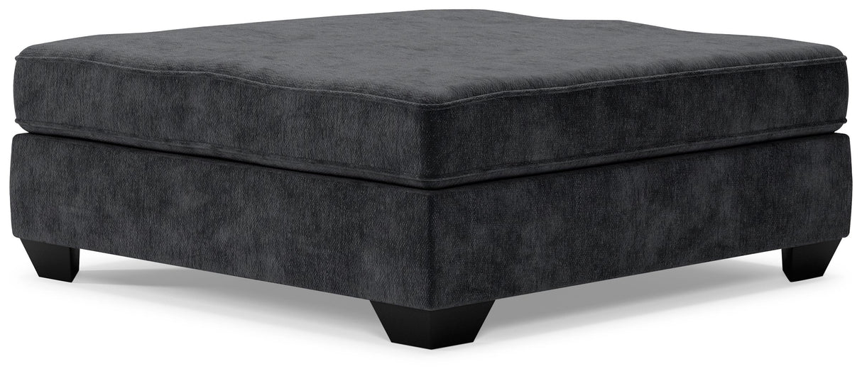 Lavernett - Charcoal - Oversized Accent Ottoman by Signature Design by Ashley® | Bel Furniture