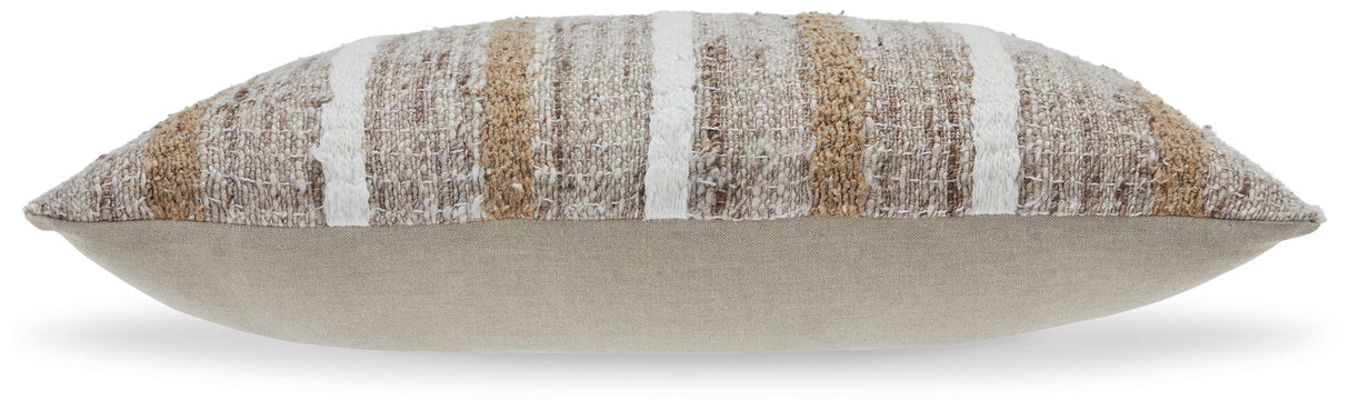 Benish - Pillow (Set of 4) - Tan / Brown / White