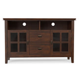 Artisan - TV Media Stand, Handcrafted - Russet Brown