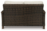 Paradise Trail - Medium Brown - Loveseat w/Cushion by Signature Design by Ashley® | Bel Furniture