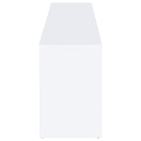 Laughlin - 4 Door Engineered Wood TV Stand - White by CoasterEveryday | Bel Furniture