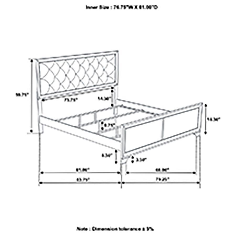 Salford - Wood Panel Bed