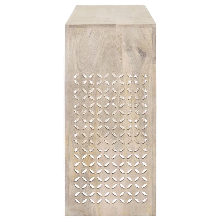 Rickman - 2-Drawer Wood Entryway Console Table - White Washed by CoasterEssence | Bel Furniture