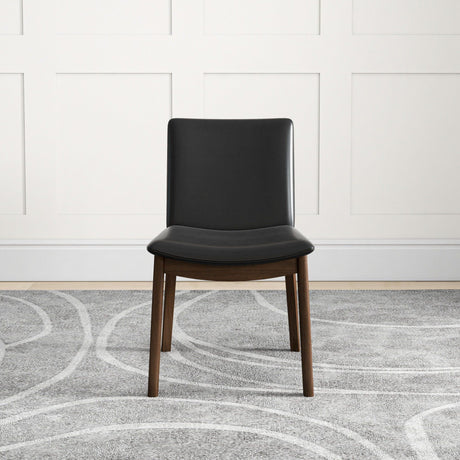 Laura - Mid-Century Modern Solid Wood Dining Chair (Set of 2) - view 12