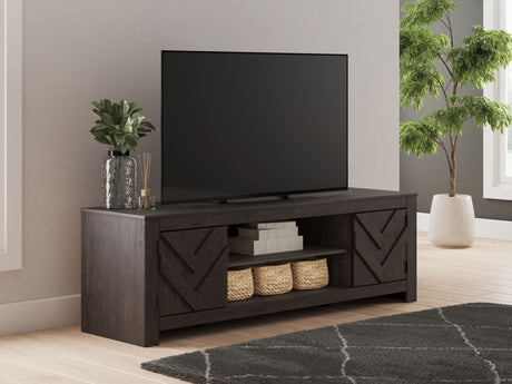 Cayboni - LG TV Stand With Fireplace Option - view 9