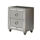 Chloe - Nightstand - Gemstone Silver