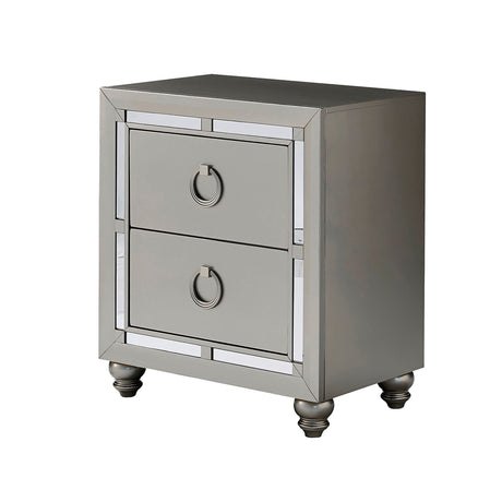 Chloe - Nightstand - Gemstone Silver