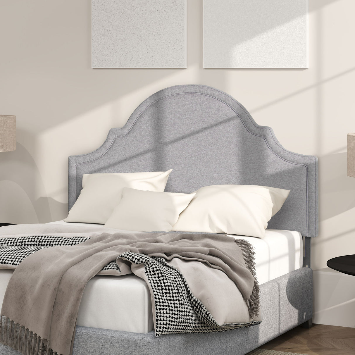 Catherine - Luxurious Comfort Upholstered Headboard by Jennifer Taylor Home | Bel Furniture