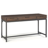 Banting - Mid Century Desk - Walnut Brown by Simpli-Home | Bel Furniture