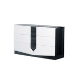 Vios - Zebra High Gloss Dresser - White