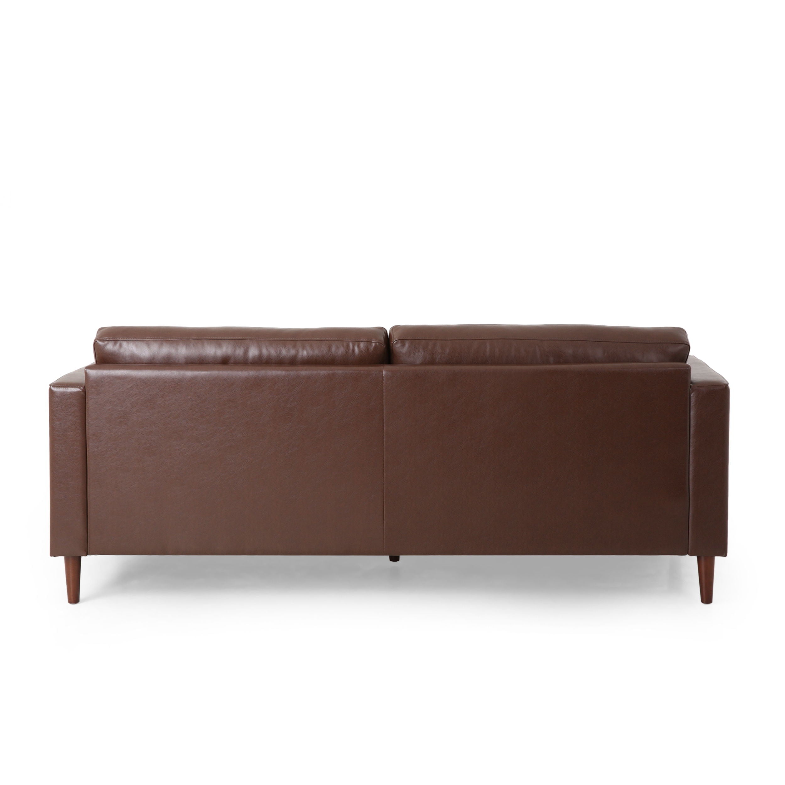 Modern Comfy 3 Seat Sofa With Wooden Legs, For Living Room And Study