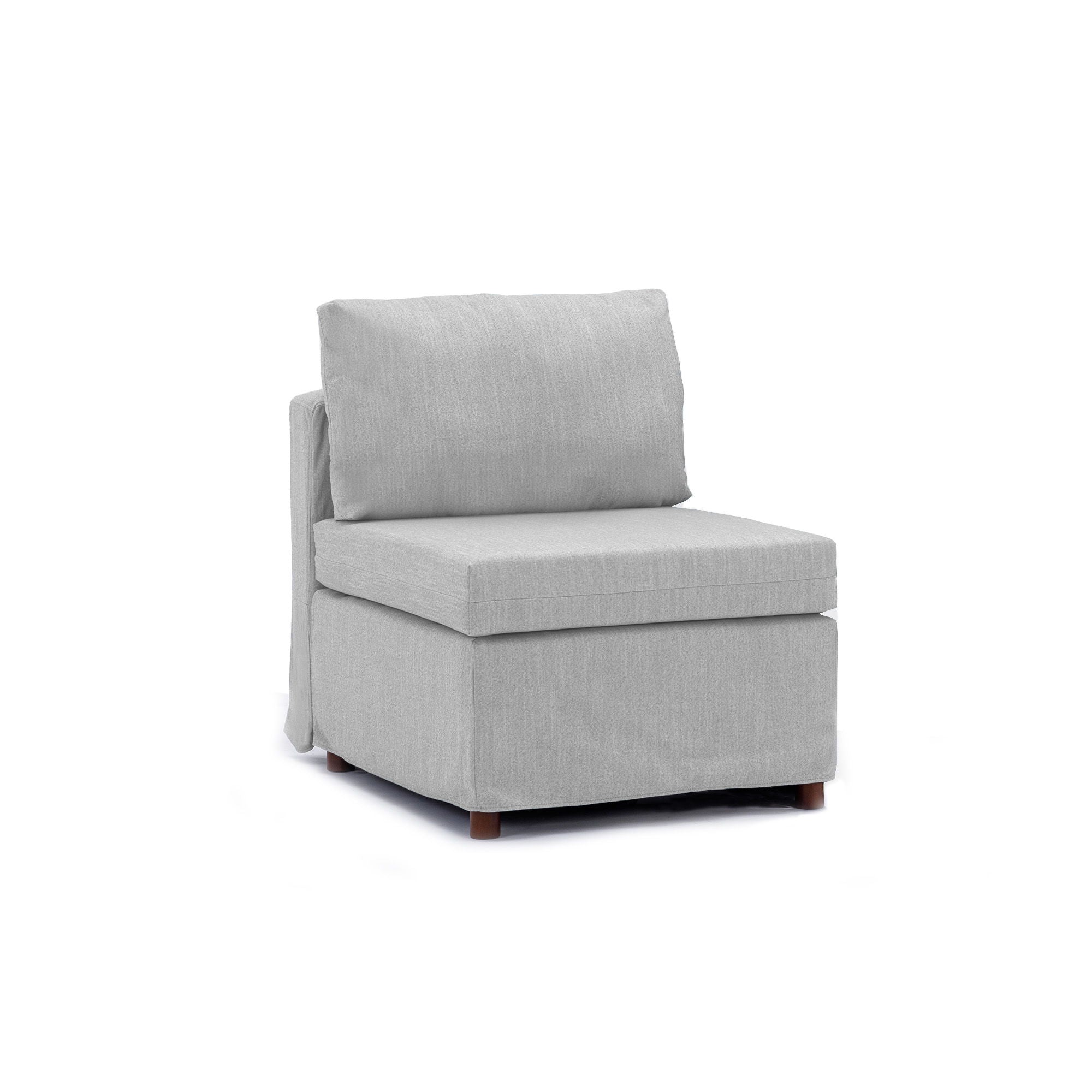 3 Seat Module Sectional Sofa Couch With 1 Ottoman For Living Room, Seat Cushion And Back Cushion Non-Removable And Non-Washable