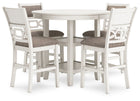Erinberg - Dining Room Counter Table Set (Set of 5) - Antique White