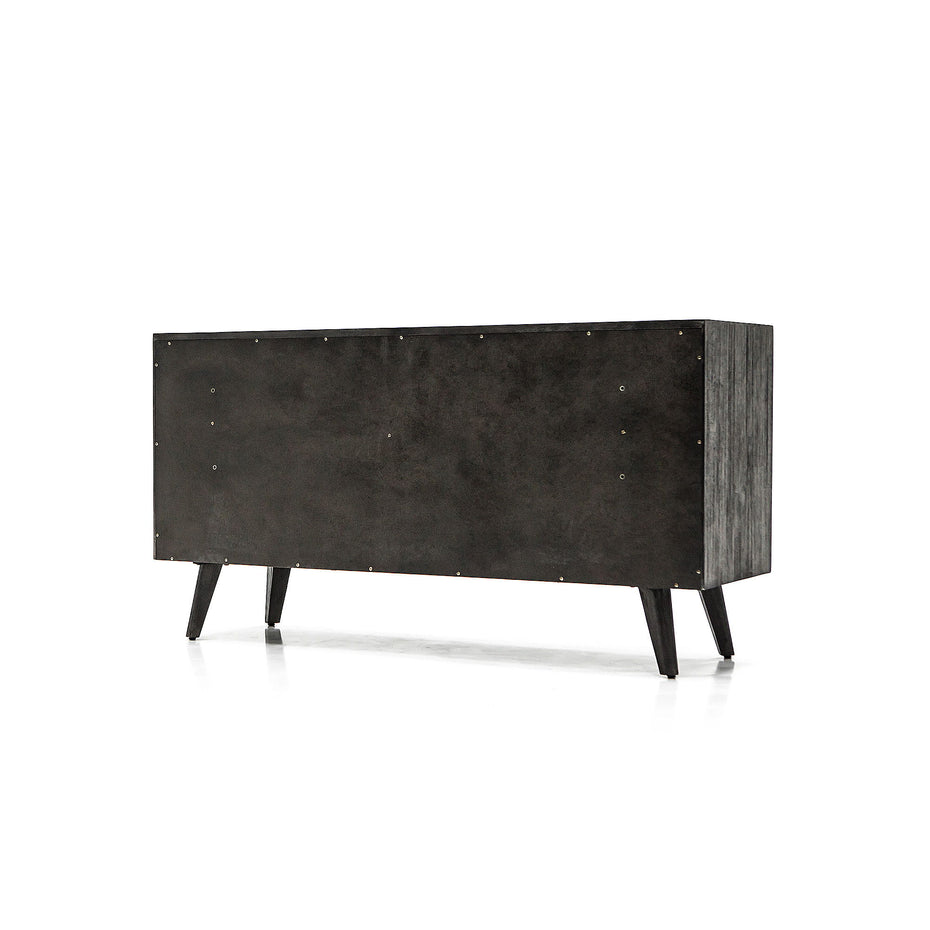 Solid 6 Drawer Double Dresser - Gray