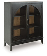 Armenleigh - Bar Cabinet - Black / Brown