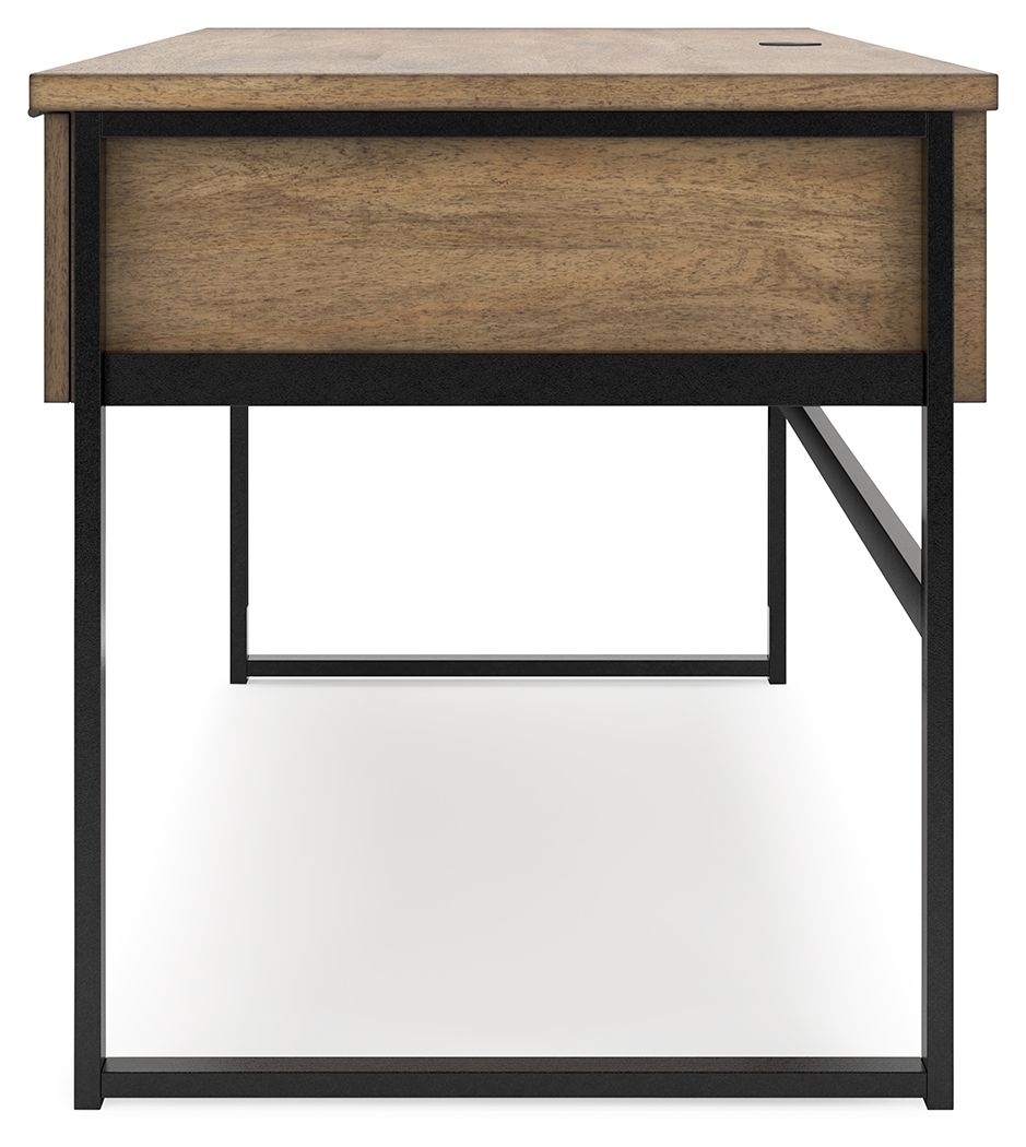 Montia - Light Brown - Home Office Desk by Signature Design by Ashley® | Bel Furniture