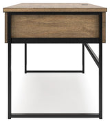 Montia - Light Brown - Home Office Desk by Signature Design by Ashley® | Bel Furniture