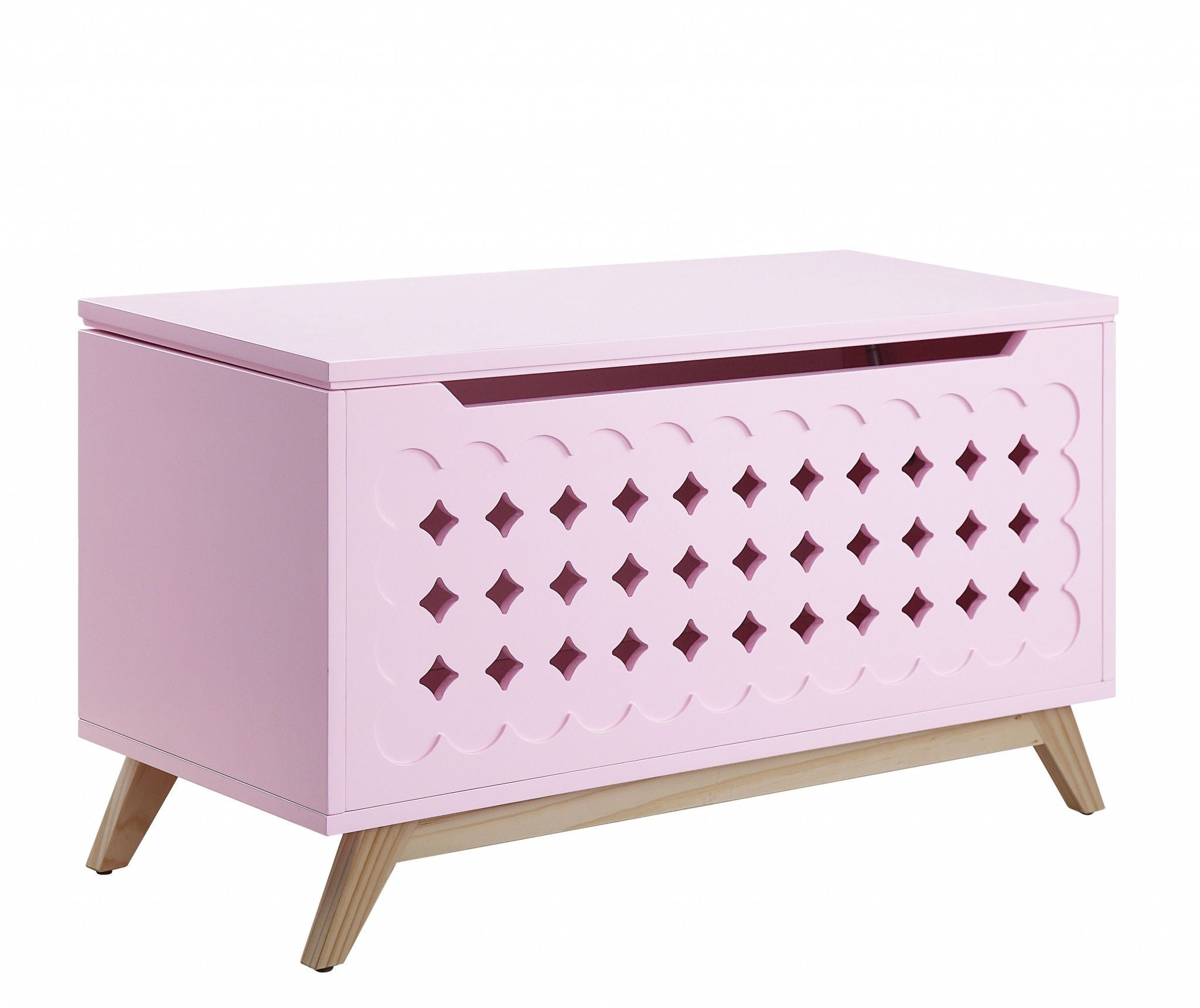 Wood Youth Chest - Pink Natural