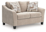 Willarae - Loveseat Beige by Benchcraft® | Bel Furniture