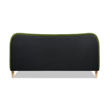 Roman - Curved Headboard Upholstered Platform Bed by Jennifer Taylor Home | Bel Furniture
