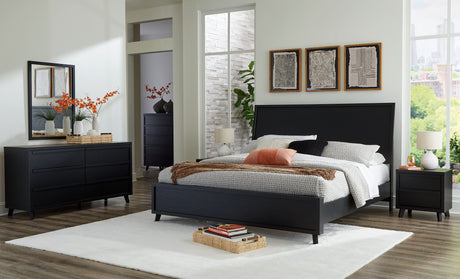 Danziar - Panel Bedroom Set Black King by Signature Design by Ashley® | Bel Furniture