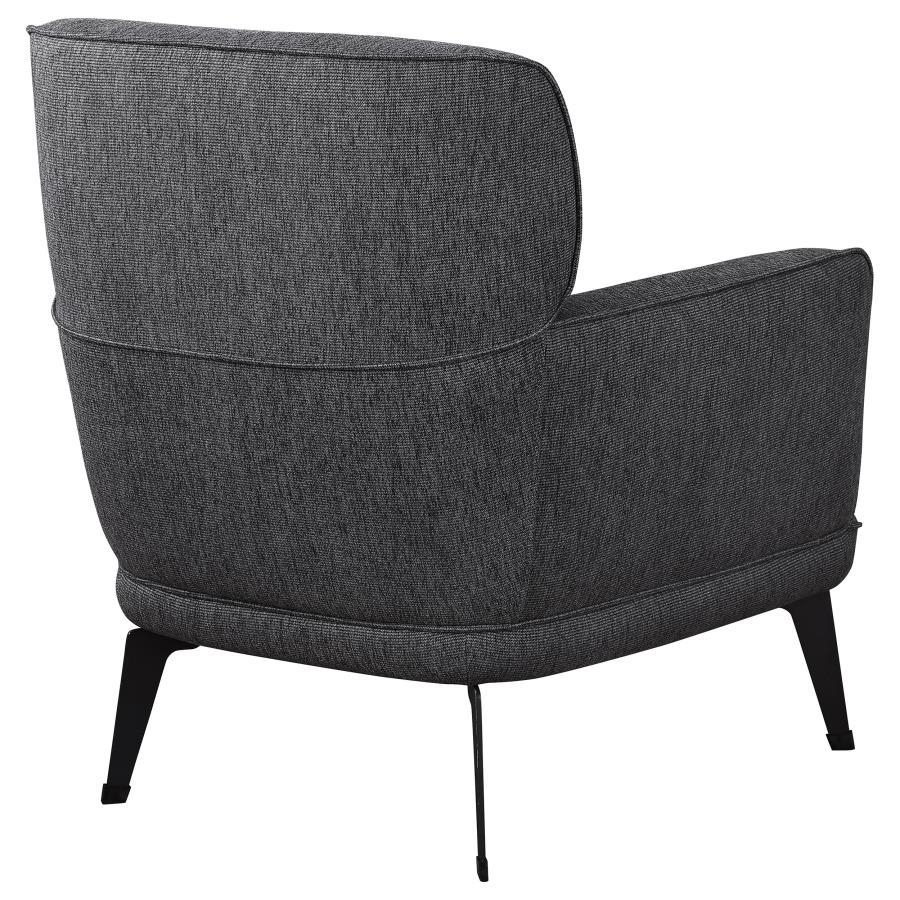 Andrea - Upholstered Crecent Arm Accent Chair