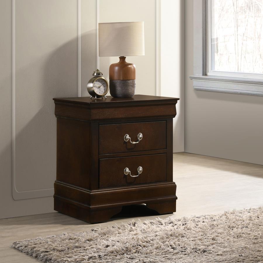 Louis Philippe - Two-drawer Nightstand