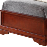 Sleigh Bed With Low Footboard