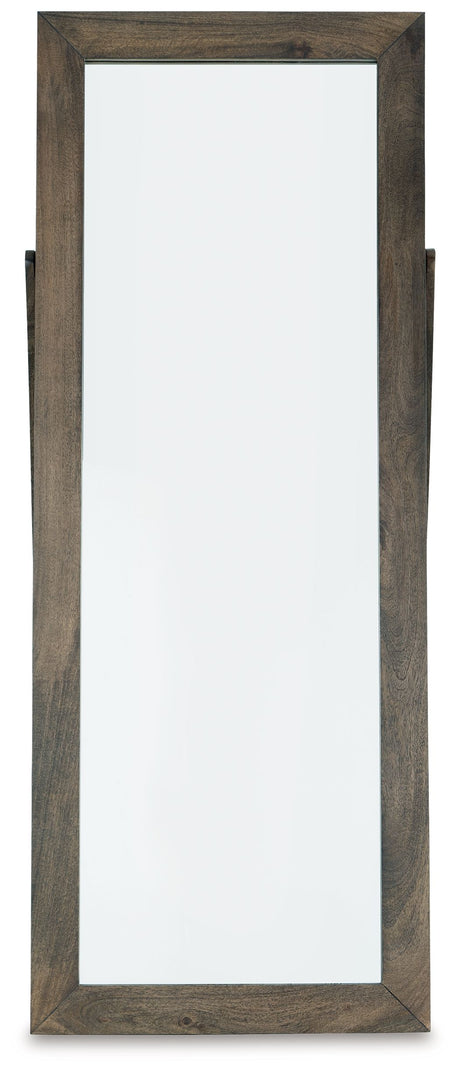 Dirkins - Brown - Floor Mirror by Signature Design by Ashley® | Bel Furniture