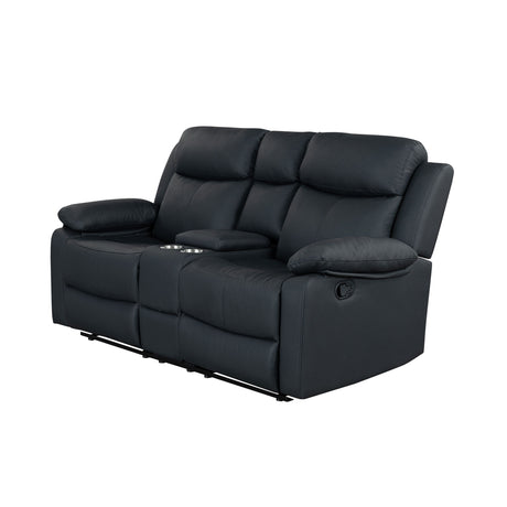 Blanche - Console Reclining Loveseat With LED Lights And Speakers - view 6