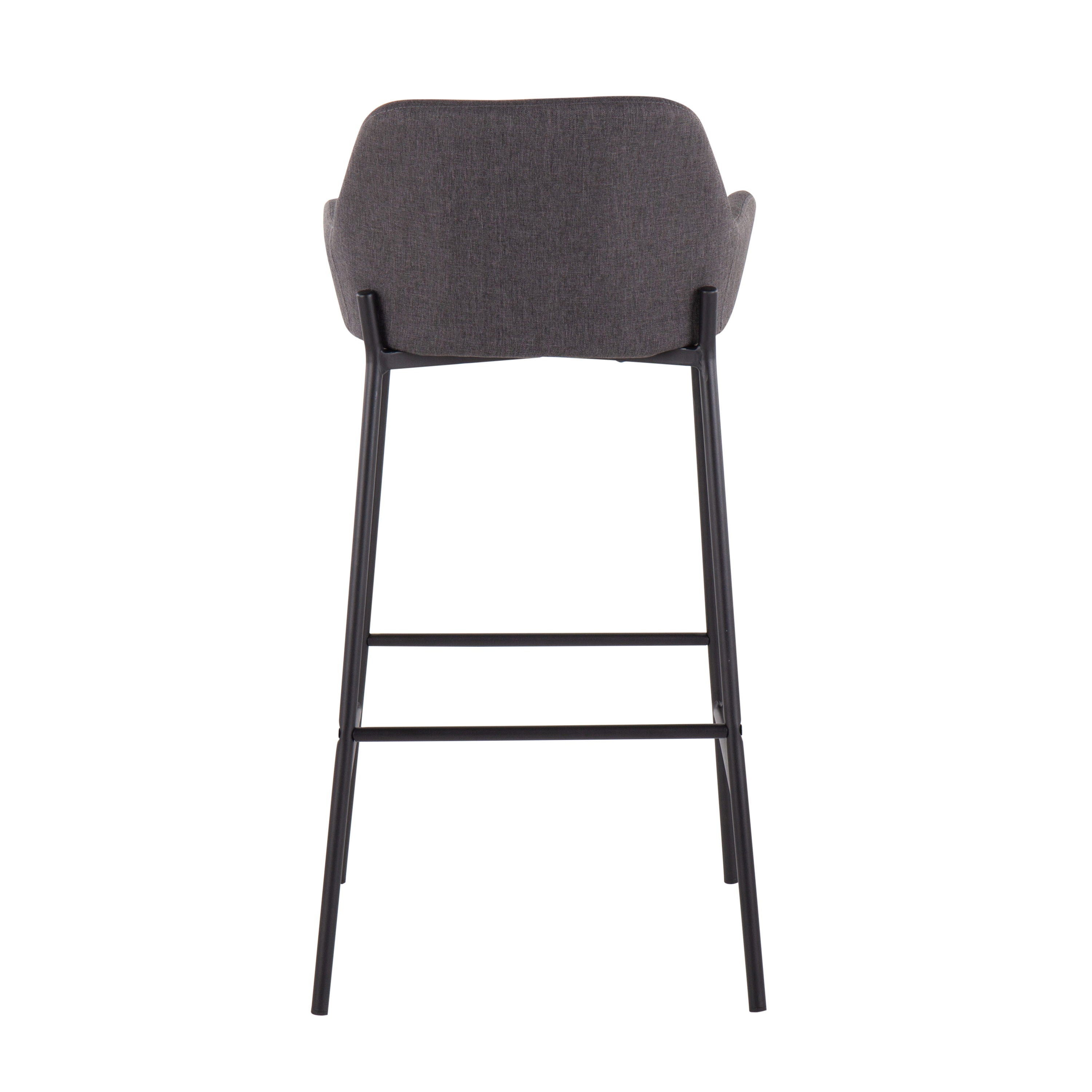 Daniella - Industrial Fixed Height Bar Stool (Set of 2)