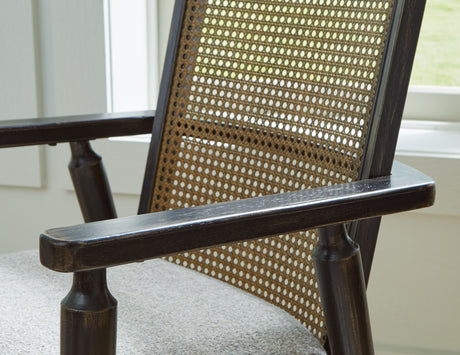 Galliden - Black - Dining Upholstered Arm Chair (Set of 2) by Signature Design by Ashley® | Bel Furniture