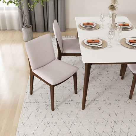 Laura - Mid-Century Modern Solid Wood Dining Chair (Set of 2) - view 15
