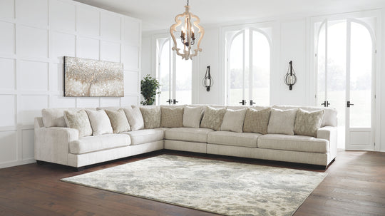 Rawcliffe - Sectional Beige 4-Piece Sectional by Signature Design by Ashley® | Bel Furniture