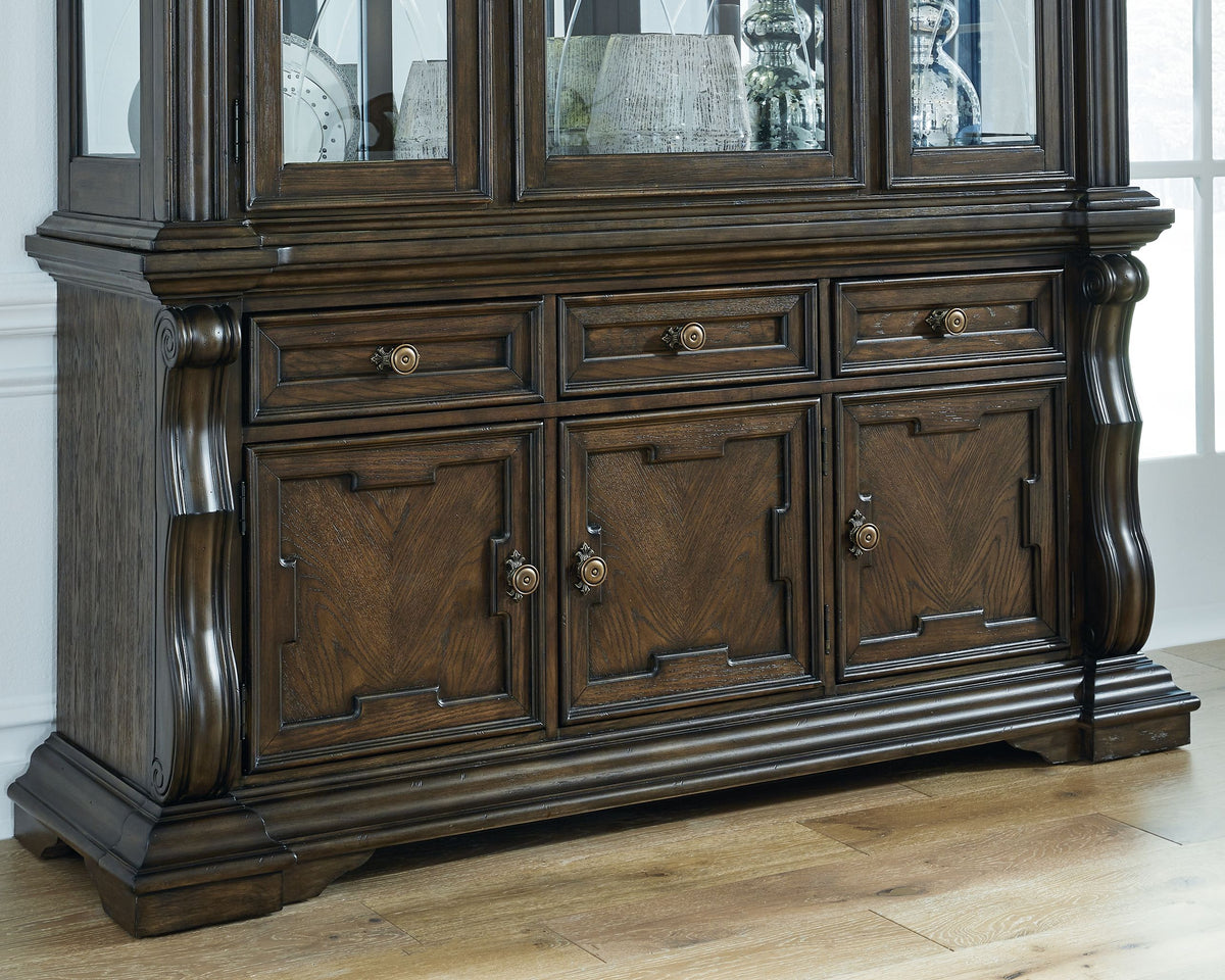 Maylee - Dark Brown - Dining Room Buffet by Signature Design by Ashley® | Bel Furniture