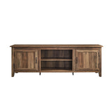 Modern Farmhouse 2 Door Grooved 70" TV Stand For 85" TVs by Walker Edison | Bel Furniture