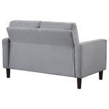 Bowen - Upholstered Track Arm Tufted Loveseat by Coaster Fine Furniture | Bel Furniture