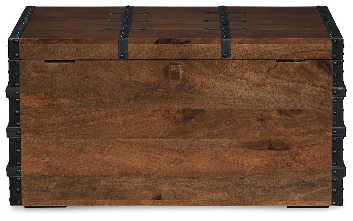 Kettleby - Brown - Storage Trunk by Signature Design by Ashley® | Bel Furniture
