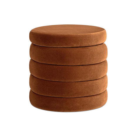 Fuji - Oversized Round Storage Ottoman - view 10