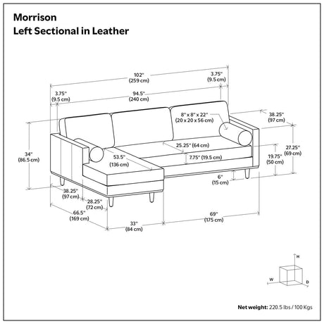 Morrison - Upholstered Sectional Sofa - view 15