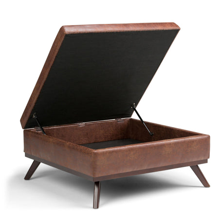 Owen - Multifunctional Square Coffee Table Storage Ottoman - view 3