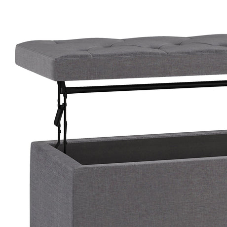 Hamilton - Upholstered Lift Top Rectangular Storage Ottoman - view 4