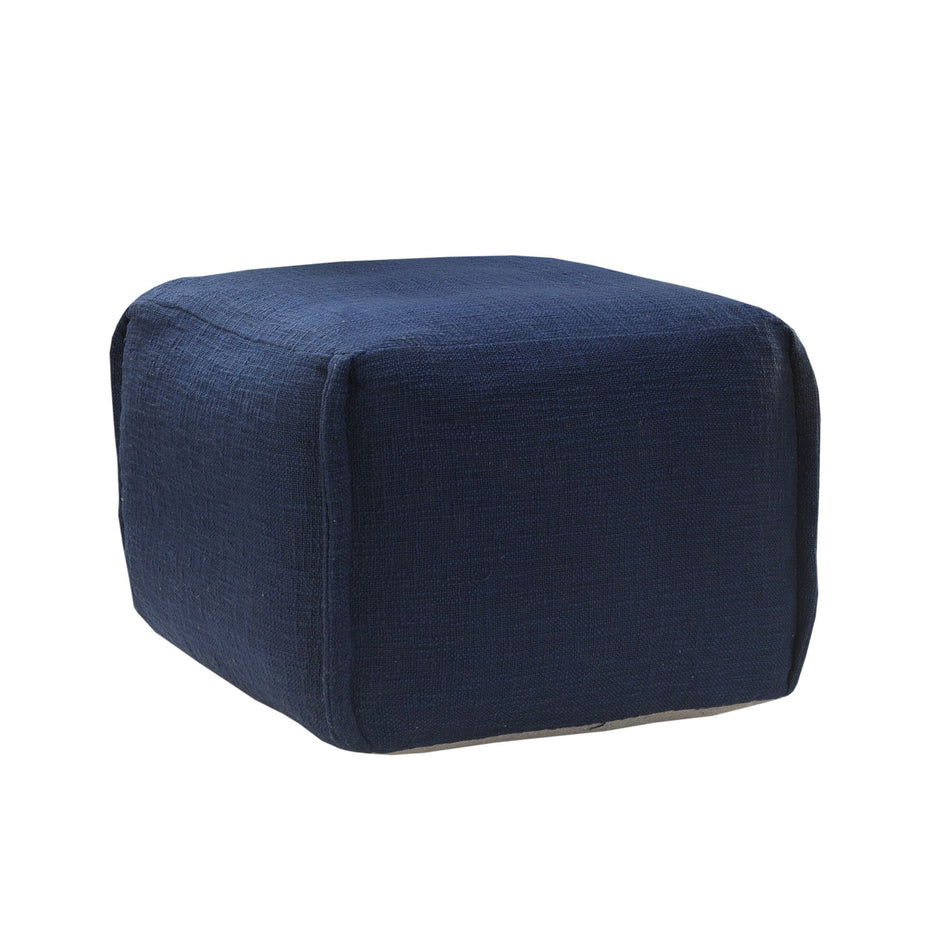 Ottoman Cotton Square - Blue