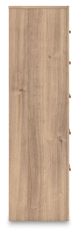 Kinlanni - Five Drawer Chest - Tan